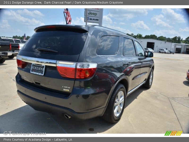 Dark Charcoal Pearl / Dark Graystone/Medium Graystone 2011 Dodge Durango Crew