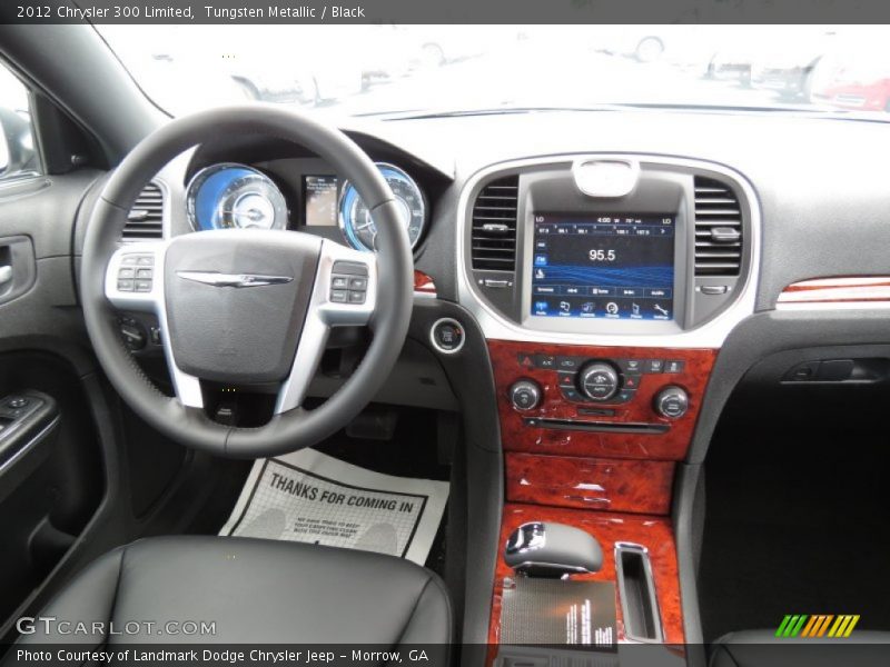 Tungsten Metallic / Black 2012 Chrysler 300 Limited