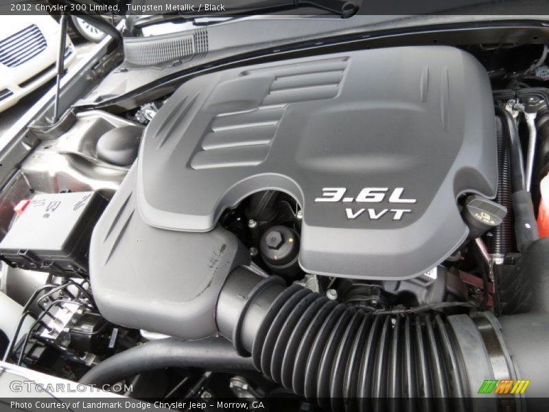 Tungsten Metallic / Black 2012 Chrysler 300 Limited