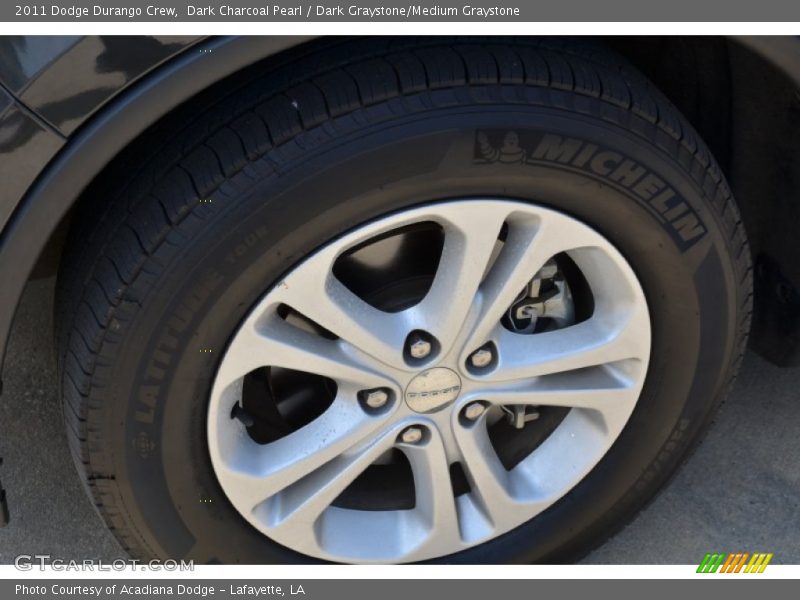 Dark Charcoal Pearl / Dark Graystone/Medium Graystone 2011 Dodge Durango Crew