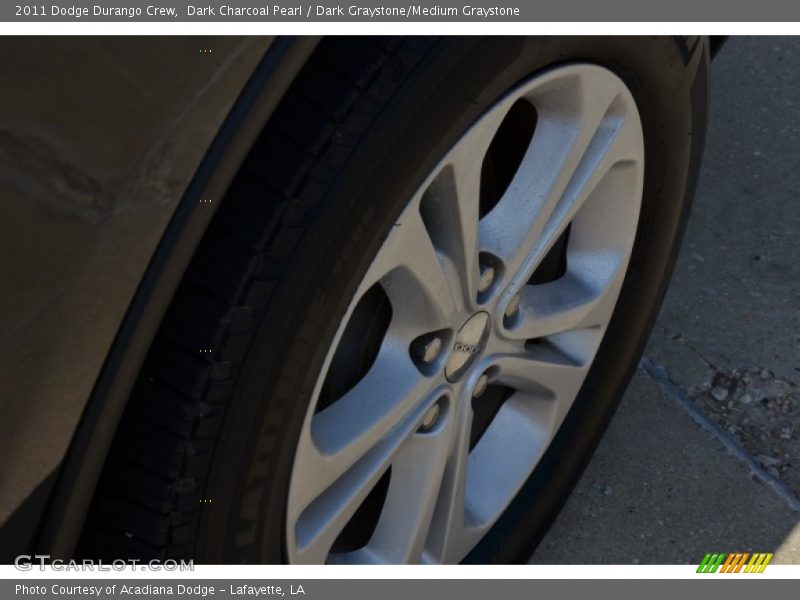 Dark Charcoal Pearl / Dark Graystone/Medium Graystone 2011 Dodge Durango Crew
