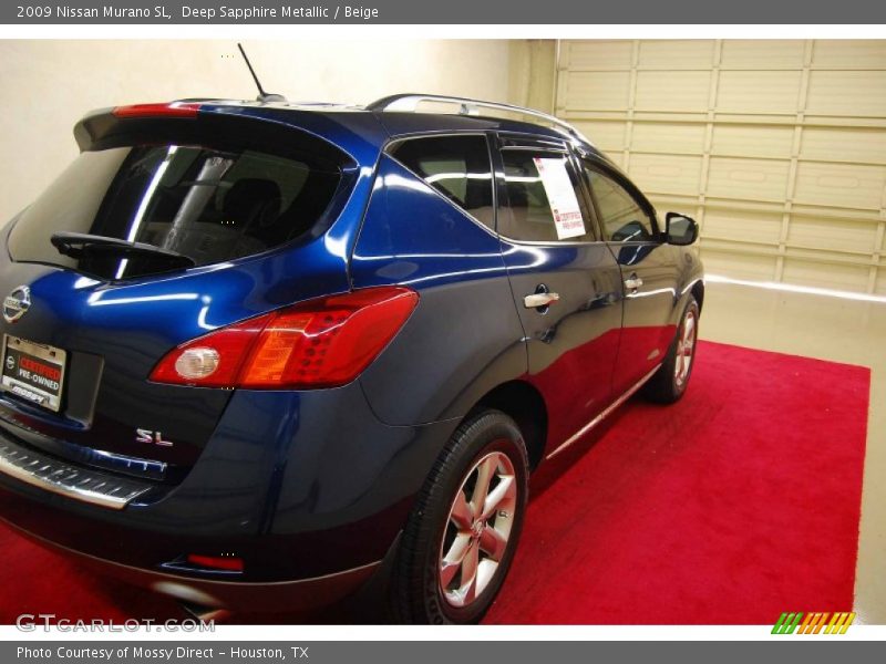 Deep Sapphire Metallic / Beige 2009 Nissan Murano SL