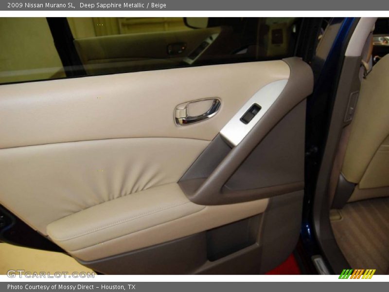 Deep Sapphire Metallic / Beige 2009 Nissan Murano SL