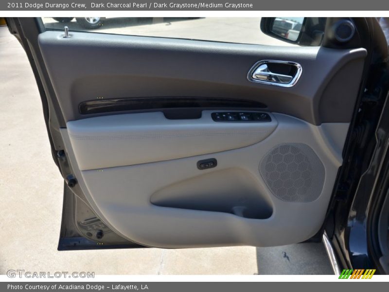 Dark Charcoal Pearl / Dark Graystone/Medium Graystone 2011 Dodge Durango Crew