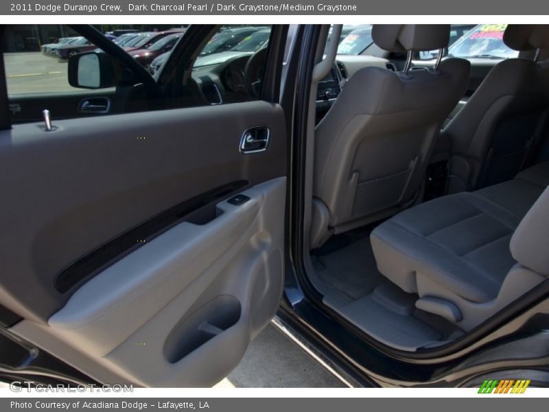 Dark Charcoal Pearl / Dark Graystone/Medium Graystone 2011 Dodge Durango Crew