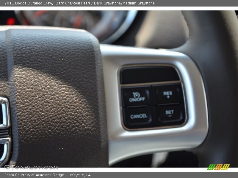Dark Charcoal Pearl / Dark Graystone/Medium Graystone 2011 Dodge Durango Crew