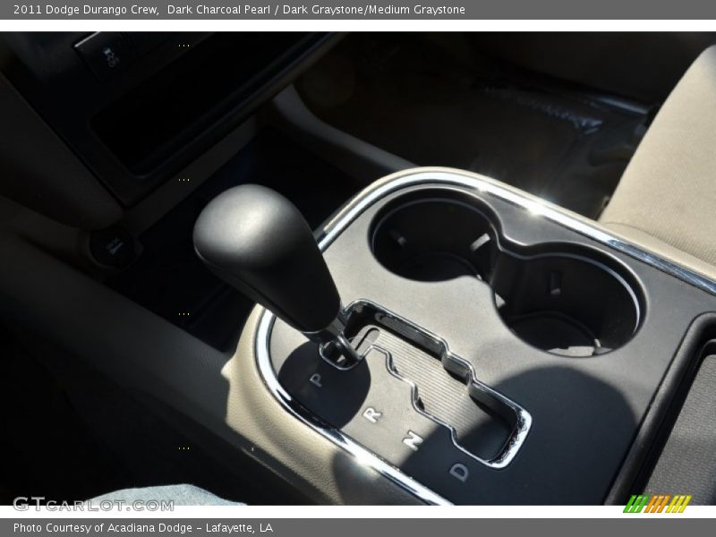 Dark Charcoal Pearl / Dark Graystone/Medium Graystone 2011 Dodge Durango Crew