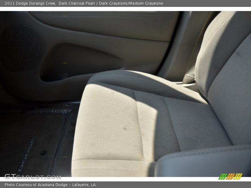Dark Charcoal Pearl / Dark Graystone/Medium Graystone 2011 Dodge Durango Crew