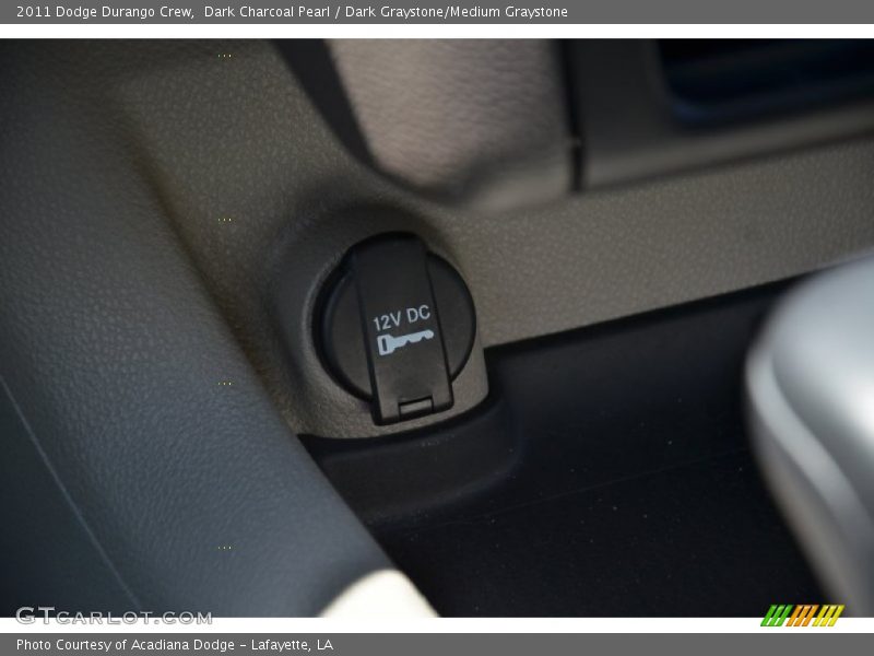 Dark Charcoal Pearl / Dark Graystone/Medium Graystone 2011 Dodge Durango Crew