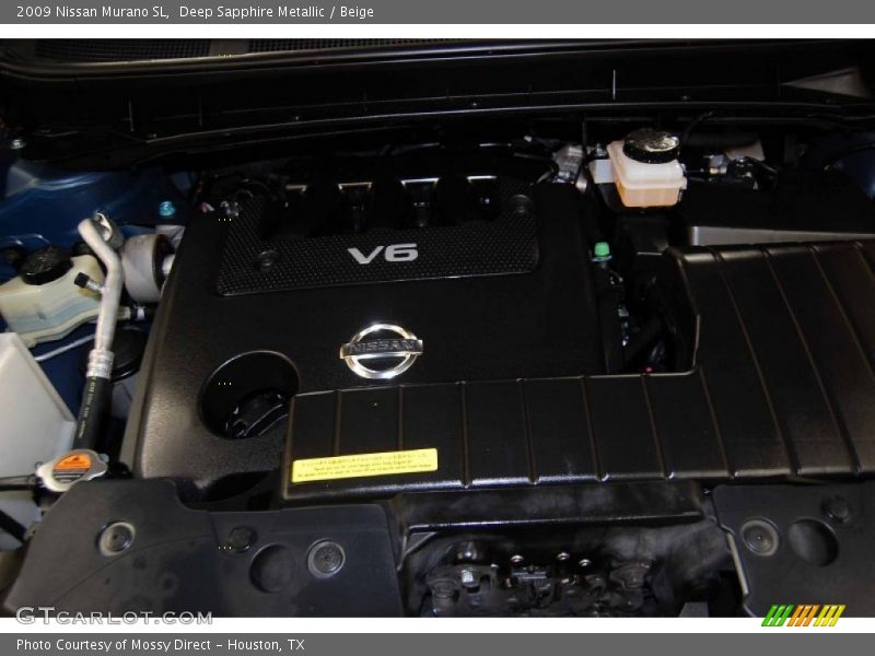 Deep Sapphire Metallic / Beige 2009 Nissan Murano SL