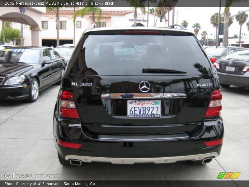 Black / Black 2009 Mercedes-Benz ML 320 BlueTec 4Matic