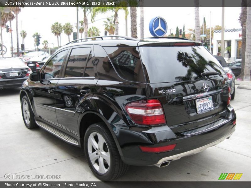 Black / Black 2009 Mercedes-Benz ML 320 BlueTec 4Matic