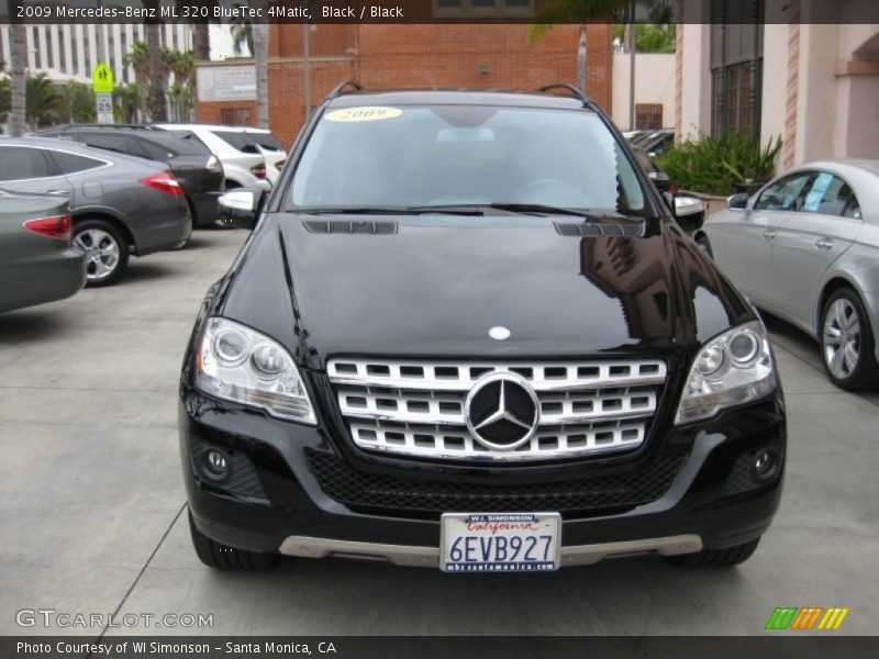 Black / Black 2009 Mercedes-Benz ML 320 BlueTec 4Matic