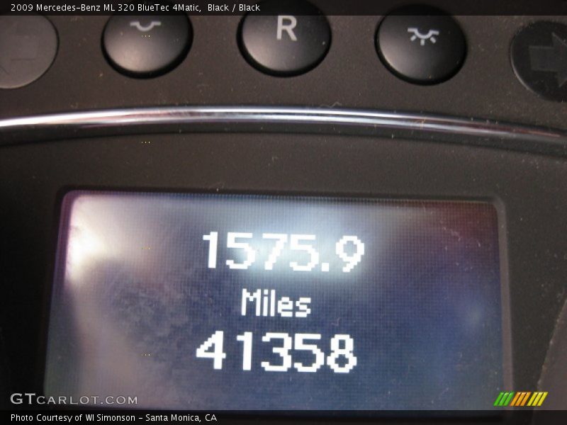 Black / Black 2009 Mercedes-Benz ML 320 BlueTec 4Matic