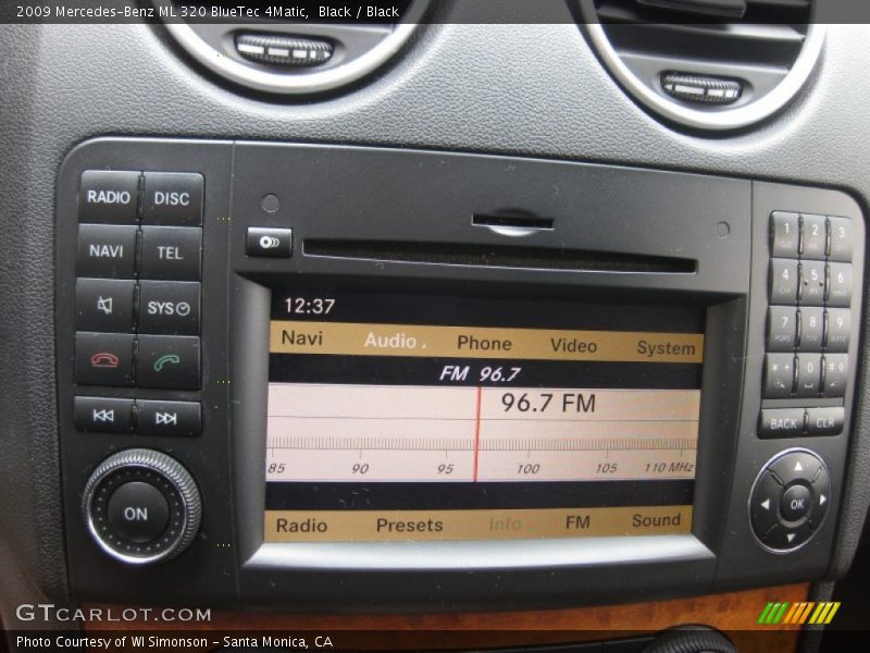 Black / Black 2009 Mercedes-Benz ML 320 BlueTec 4Matic