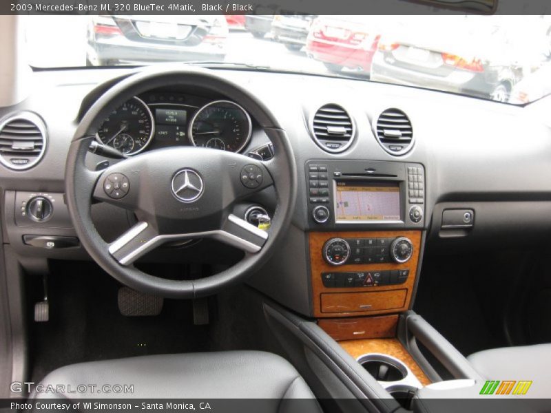 Black / Black 2009 Mercedes-Benz ML 320 BlueTec 4Matic