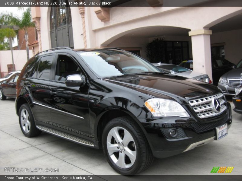 Black / Black 2009 Mercedes-Benz ML 320 BlueTec 4Matic