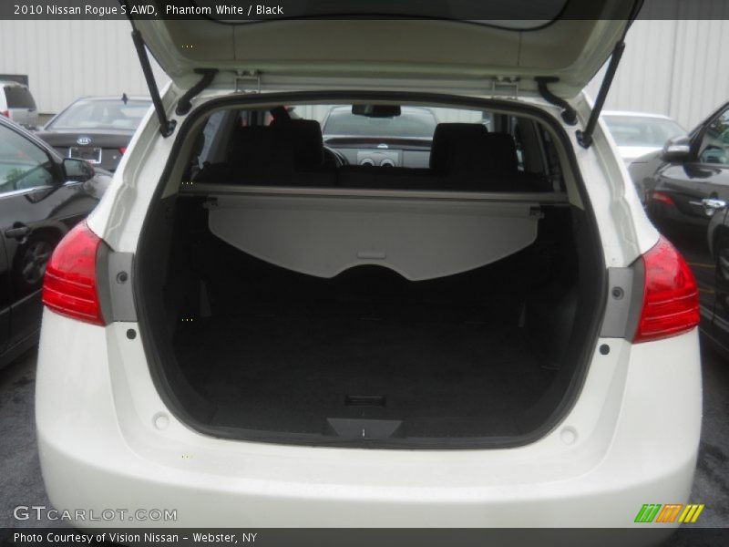 Phantom White / Black 2010 Nissan Rogue S AWD