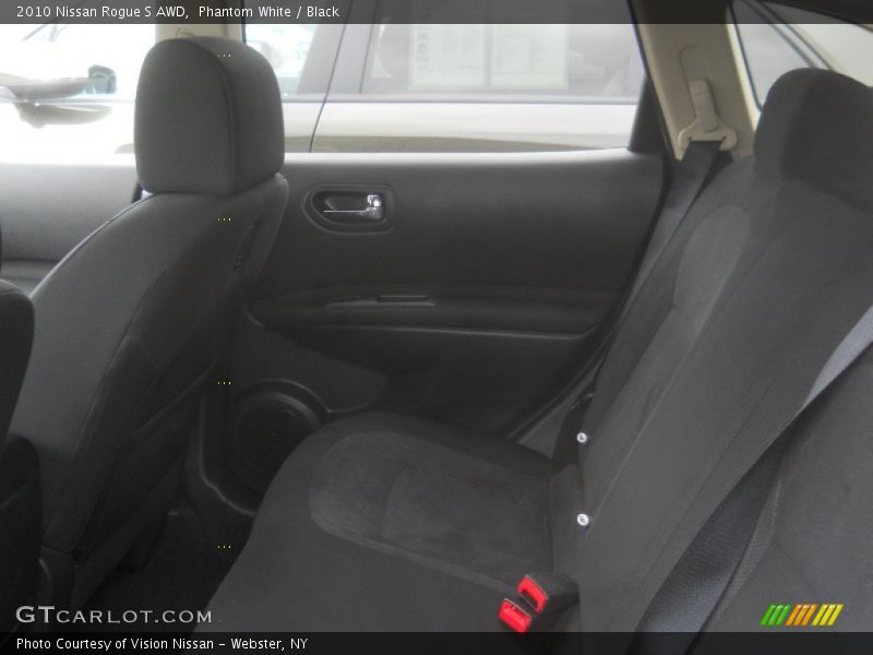Phantom White / Black 2010 Nissan Rogue S AWD