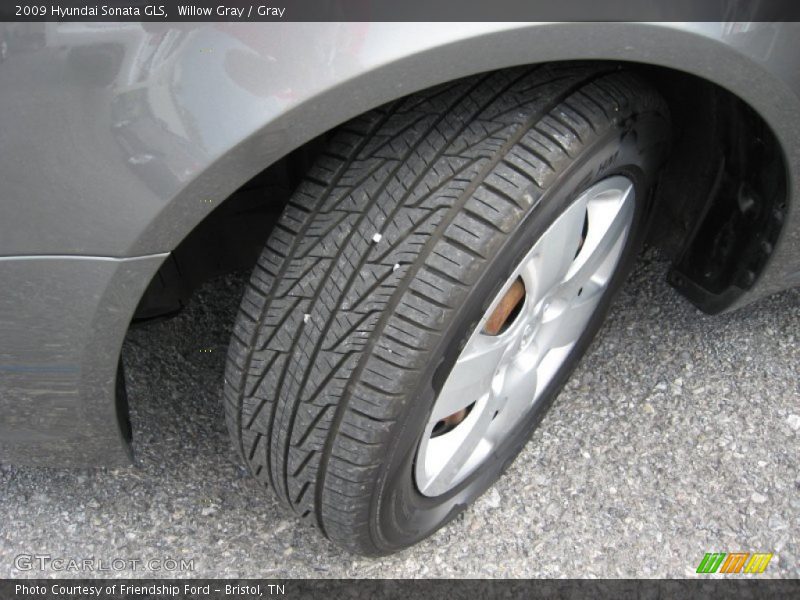 Willow Gray / Gray 2009 Hyundai Sonata GLS