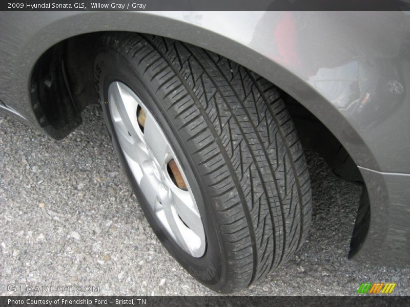 Willow Gray / Gray 2009 Hyundai Sonata GLS
