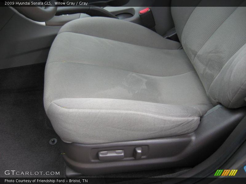 Willow Gray / Gray 2009 Hyundai Sonata GLS