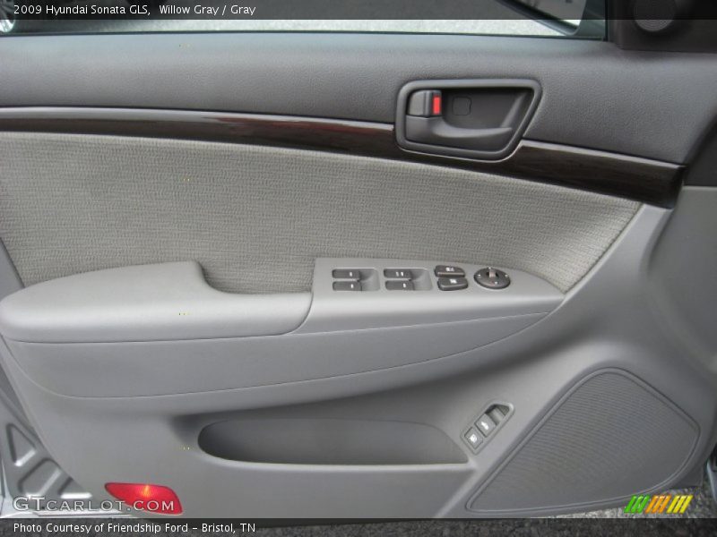 Willow Gray / Gray 2009 Hyundai Sonata GLS