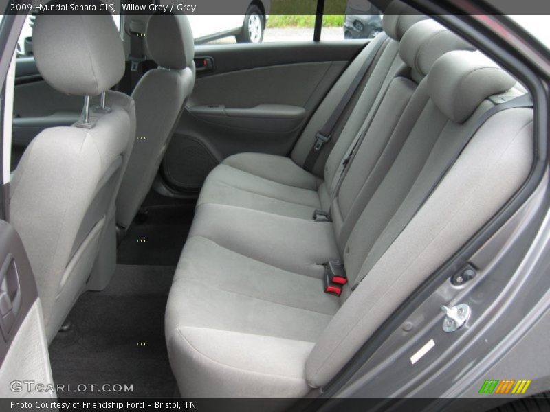 Willow Gray / Gray 2009 Hyundai Sonata GLS