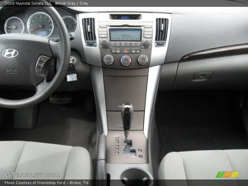 Willow Gray / Gray 2009 Hyundai Sonata GLS