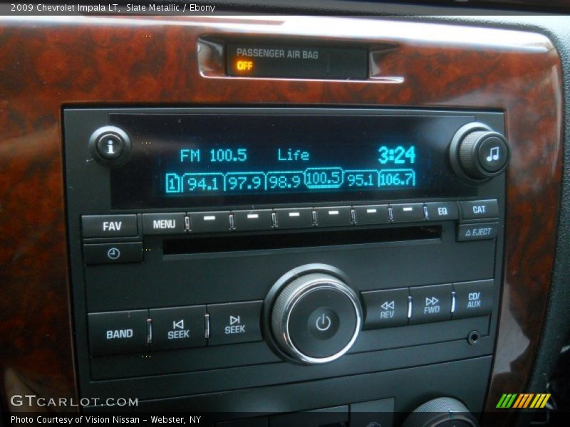 Slate Metallic / Ebony 2009 Chevrolet Impala LT