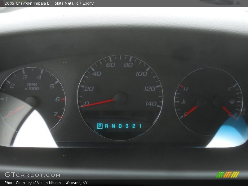Slate Metallic / Ebony 2009 Chevrolet Impala LT