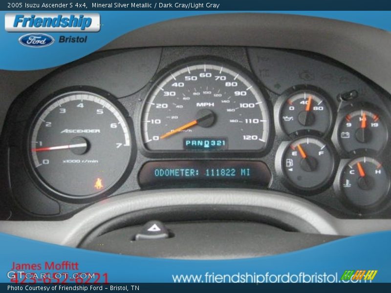 Mineral Silver Metallic / Dark Gray/Light Gray 2005 Isuzu Ascender S 4x4