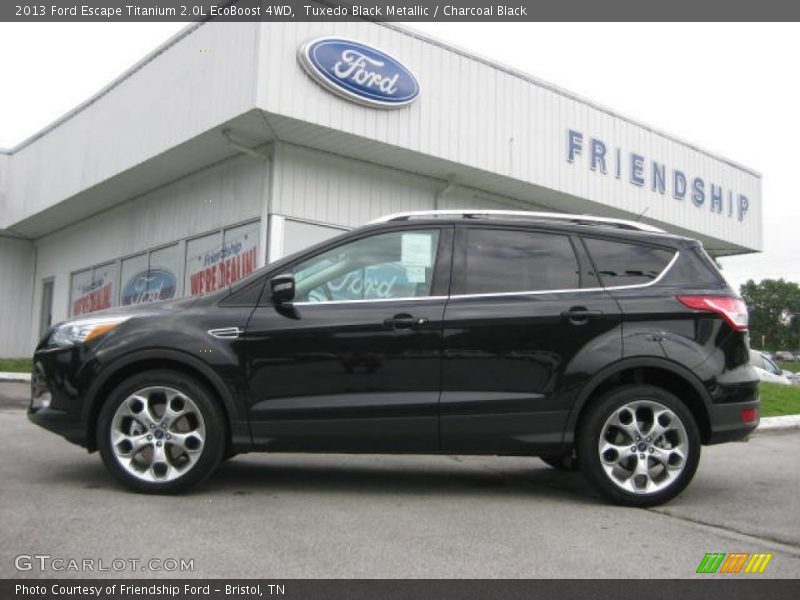 Tuxedo Black Metallic / Charcoal Black 2013 Ford Escape Titanium 2.0L EcoBoost 4WD