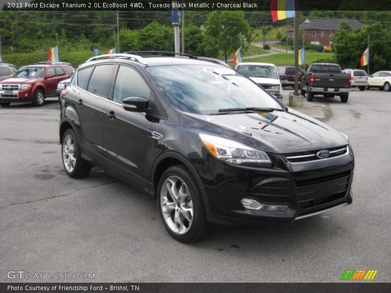 Tuxedo Black Metallic / Charcoal Black 2013 Ford Escape Titanium 2.0L EcoBoost 4WD