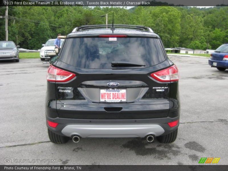 Tuxedo Black Metallic / Charcoal Black 2013 Ford Escape Titanium 2.0L EcoBoost 4WD