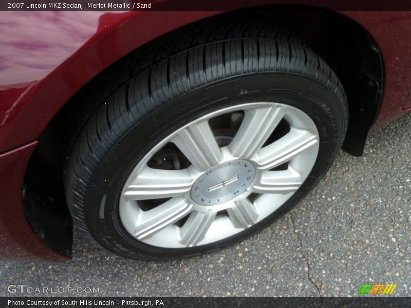 Merlot Metallic / Sand 2007 Lincoln MKZ Sedan