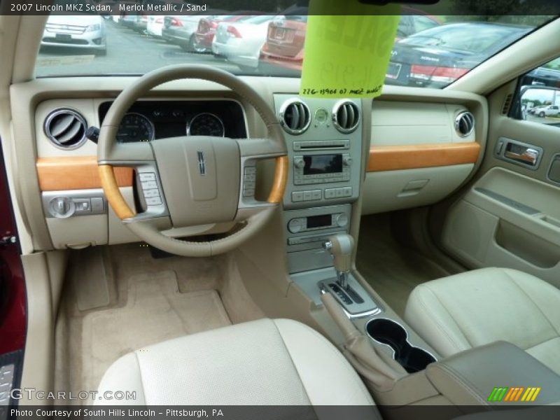 Merlot Metallic / Sand 2007 Lincoln MKZ Sedan