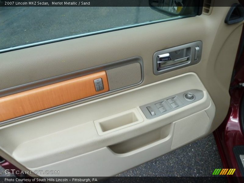Merlot Metallic / Sand 2007 Lincoln MKZ Sedan