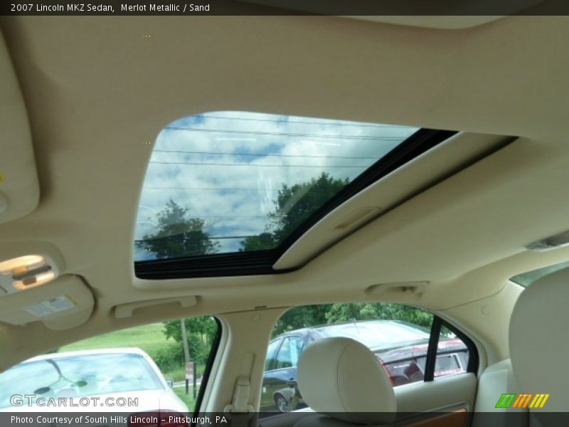 Merlot Metallic / Sand 2007 Lincoln MKZ Sedan