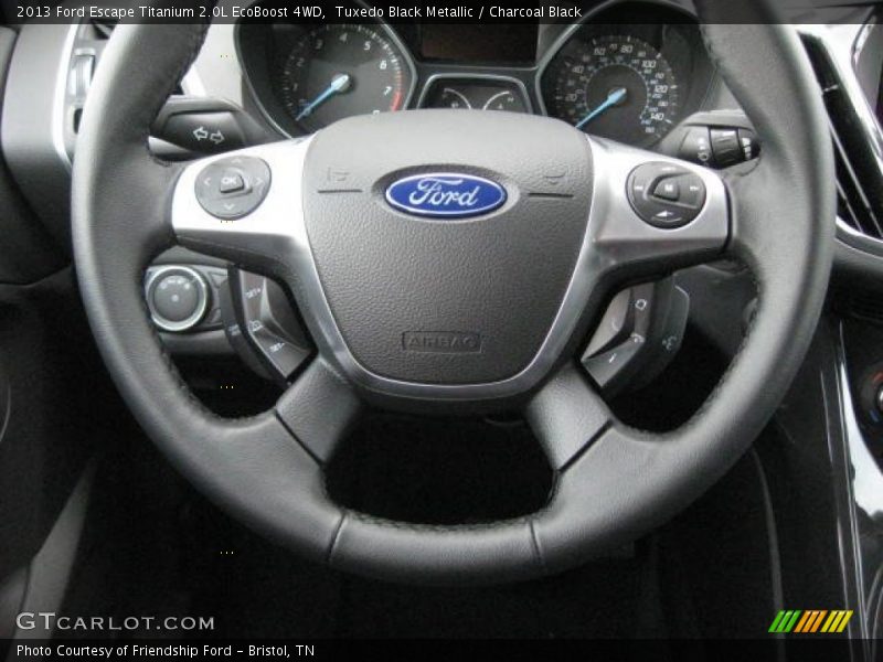  2013 Escape Titanium 2.0L EcoBoost 4WD Steering Wheel