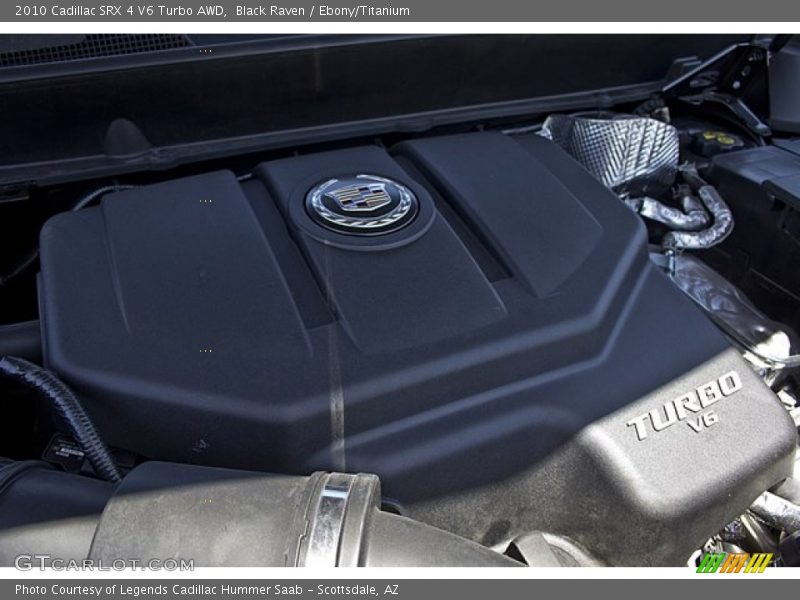 Black Raven / Ebony/Titanium 2010 Cadillac SRX 4 V6 Turbo AWD