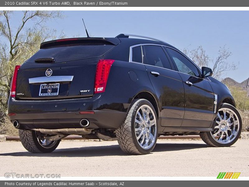 Black Raven / Ebony/Titanium 2010 Cadillac SRX 4 V6 Turbo AWD