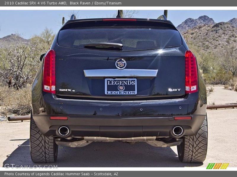 Black Raven / Ebony/Titanium 2010 Cadillac SRX 4 V6 Turbo AWD