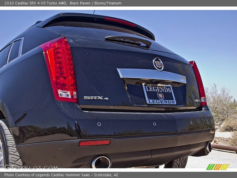Black Raven / Ebony/Titanium 2010 Cadillac SRX 4 V6 Turbo AWD