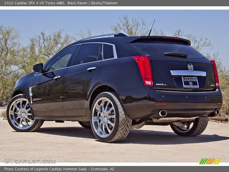 Black Raven / Ebony/Titanium 2010 Cadillac SRX 4 V6 Turbo AWD