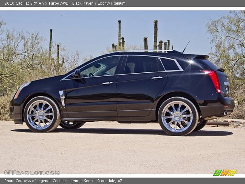 Black Raven / Ebony/Titanium 2010 Cadillac SRX 4 V6 Turbo AWD