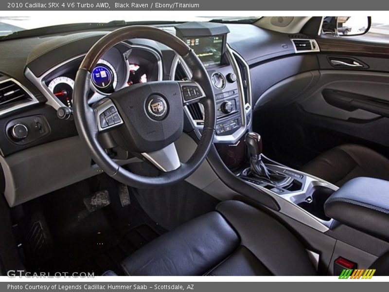 Black Raven / Ebony/Titanium 2010 Cadillac SRX 4 V6 Turbo AWD
