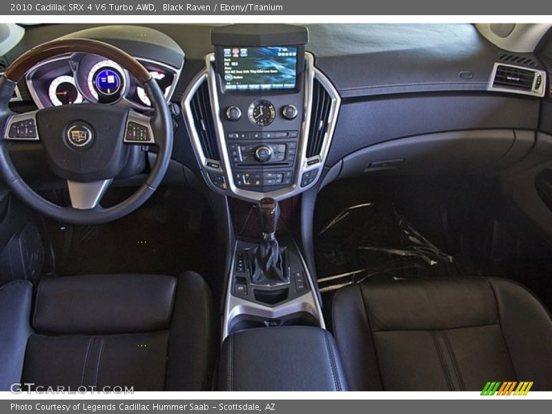 Black Raven / Ebony/Titanium 2010 Cadillac SRX 4 V6 Turbo AWD