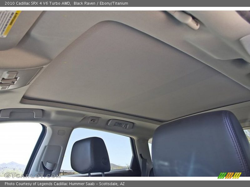 Black Raven / Ebony/Titanium 2010 Cadillac SRX 4 V6 Turbo AWD
