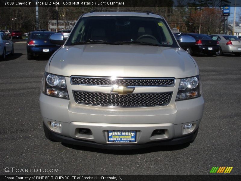 Gold Mist Metallic / Light Cashmere 2009 Chevrolet Tahoe LTZ 4x4